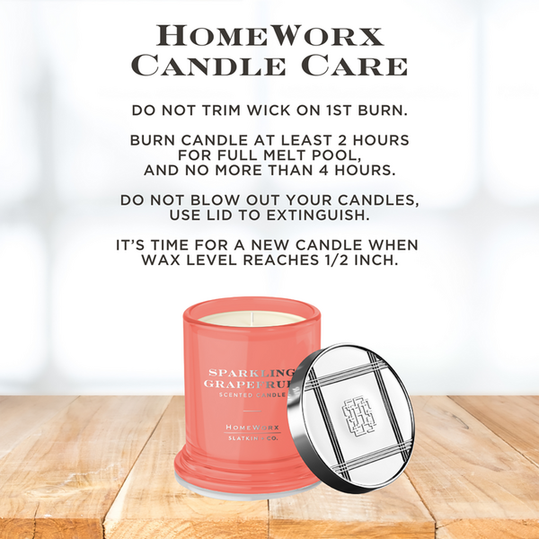 HomeWorx Sparking Grapefruit 1-Wick Scented Candle #5