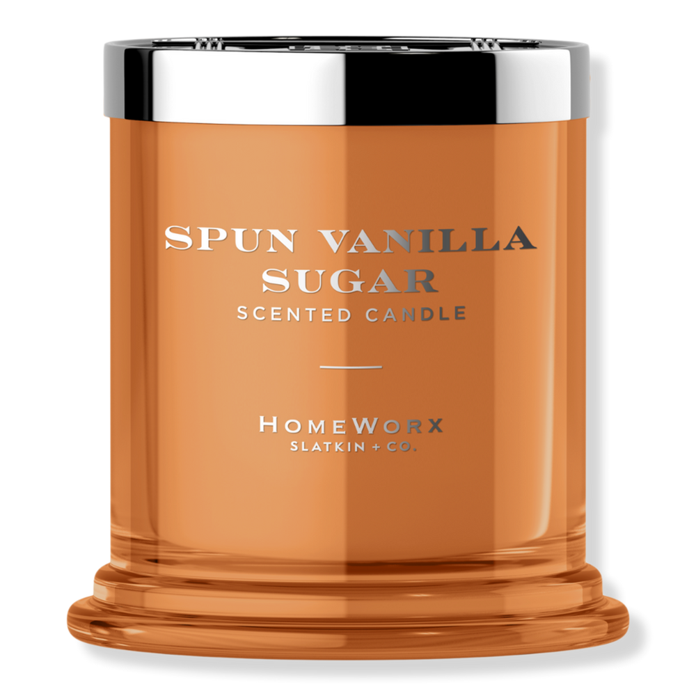 Homeworx Spun Vanilla Sugar 1-wick Scented Candle In Orange