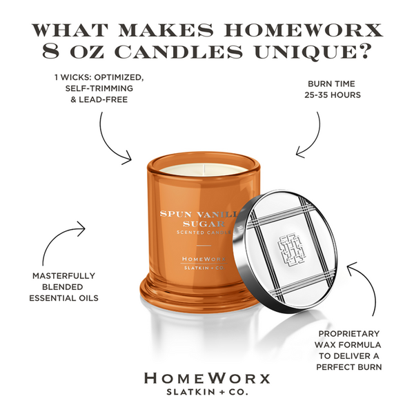 HomeWorx Spun Vanilla Sugar 1-Wick Scented Candle #4