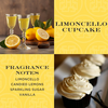 HomeWorx Limoncello Cupcake Scented Candle and Reed Stick Diffuser Gift Set #2