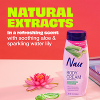 Nair Body Cream Hair Remover with Soothing Aloe and Water Lily #2