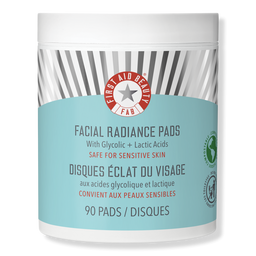 First Aid Beauty Facial Radiance Pads with Glycolic + Lactic Acids - 90 ct