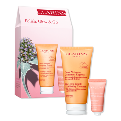 Clarins Cleanse & Glow Travel Duo Gift Set