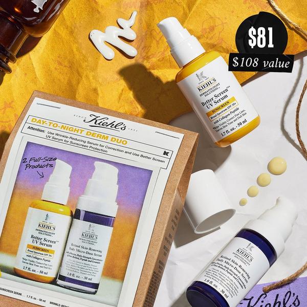 Kiehl's Since 1851 Day-To-Night Derm Duo Skincare Gift Set #8