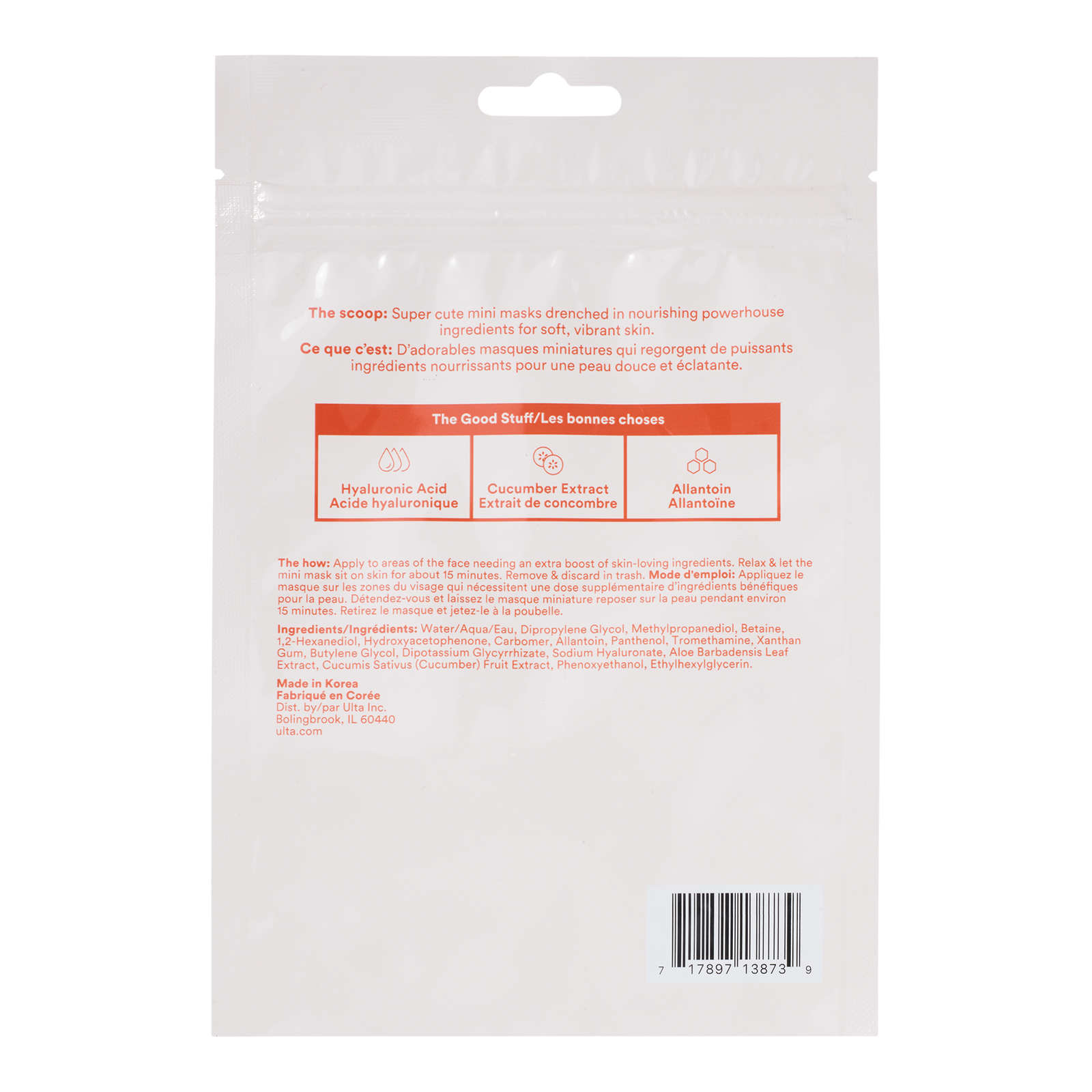 Targeted TLC Mini Sheet Masks