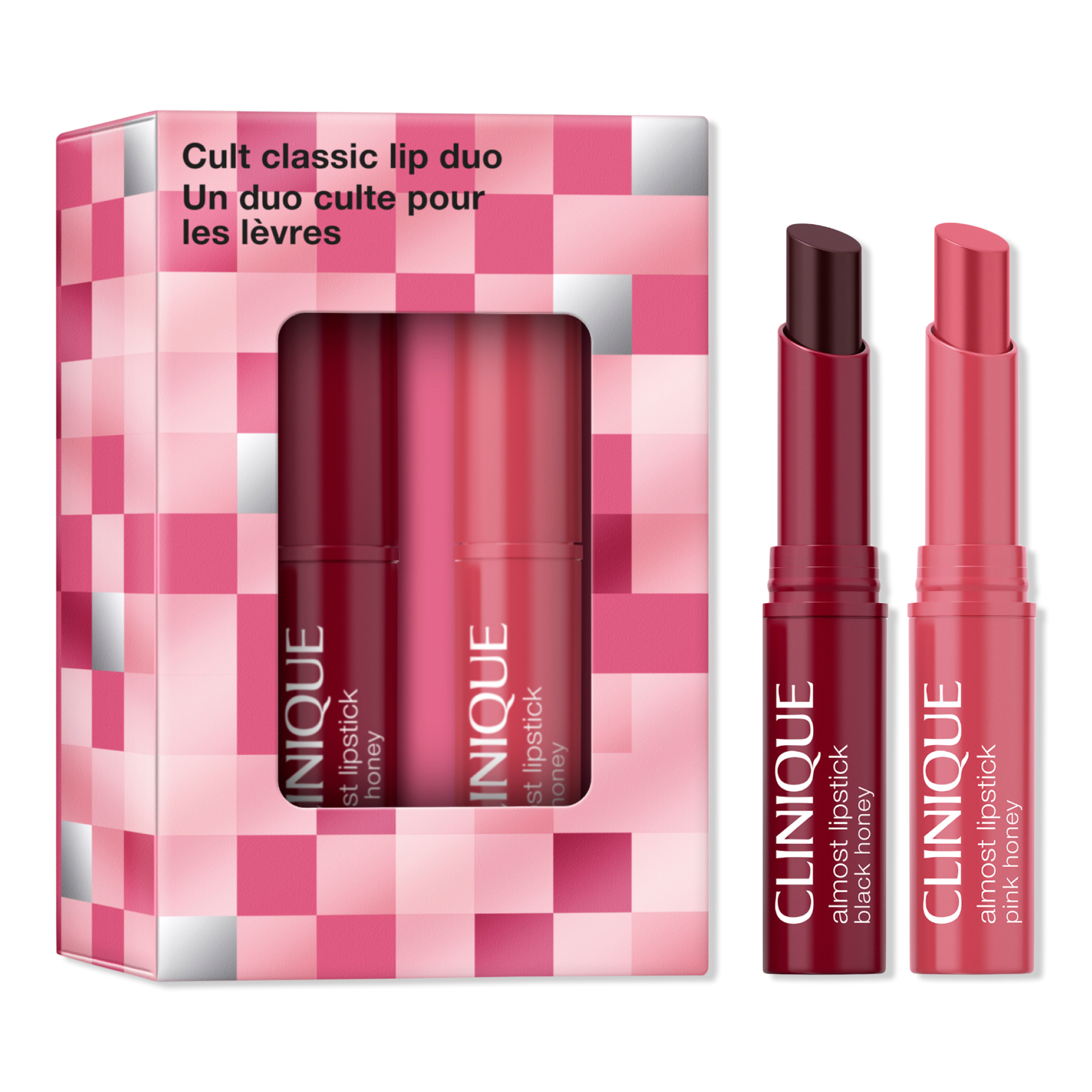 Clinique Cult Classic Lip Black Honey + Pink Honey Duo #1
