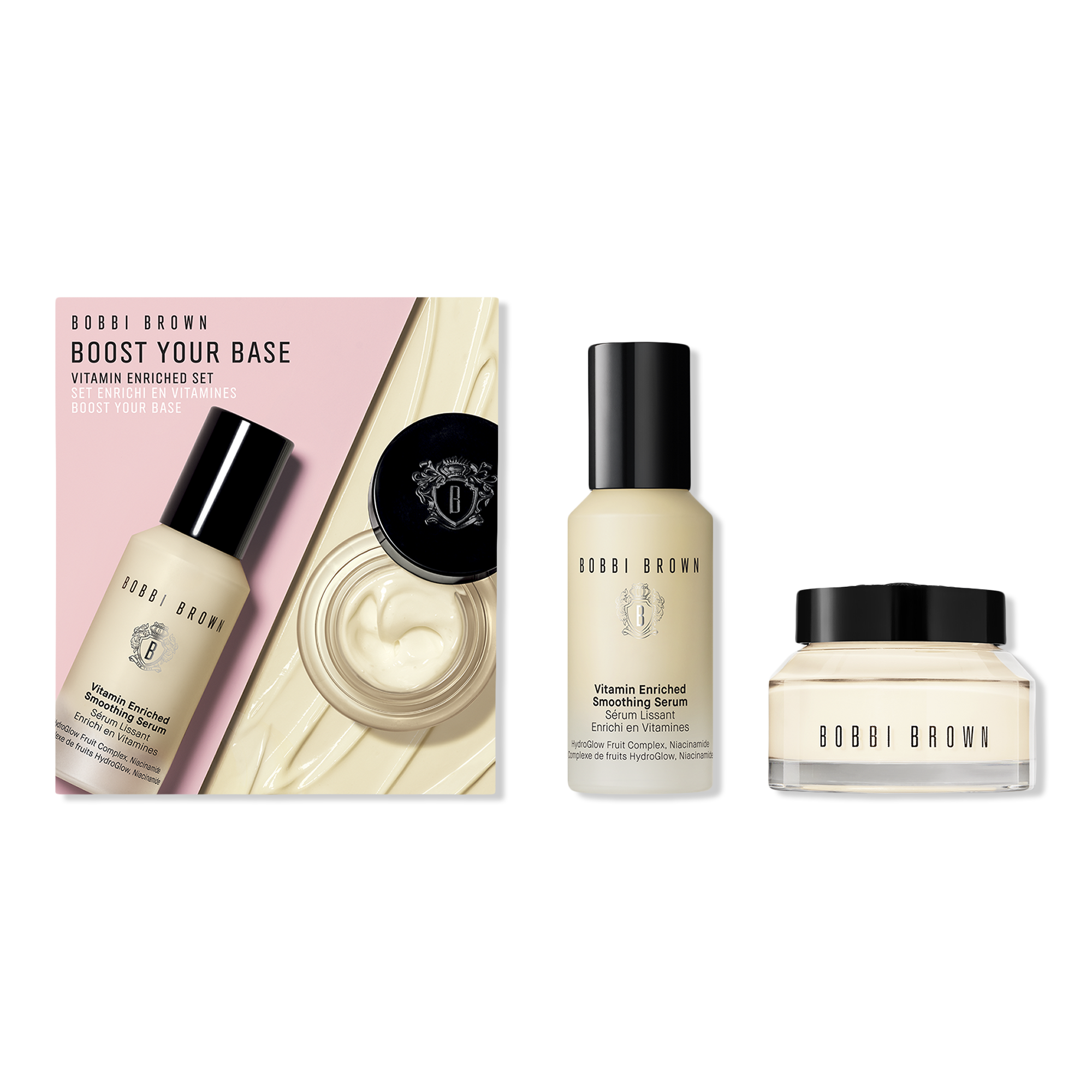 BOBBI BROWN Boost Your Base Vitamin Enriched Moisturizer and Serum Set #1