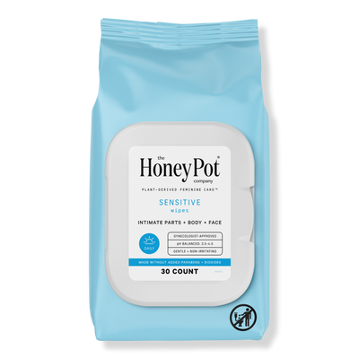 The Honey Pot Company Sensitive Daily Feminine Cleansing Wipes