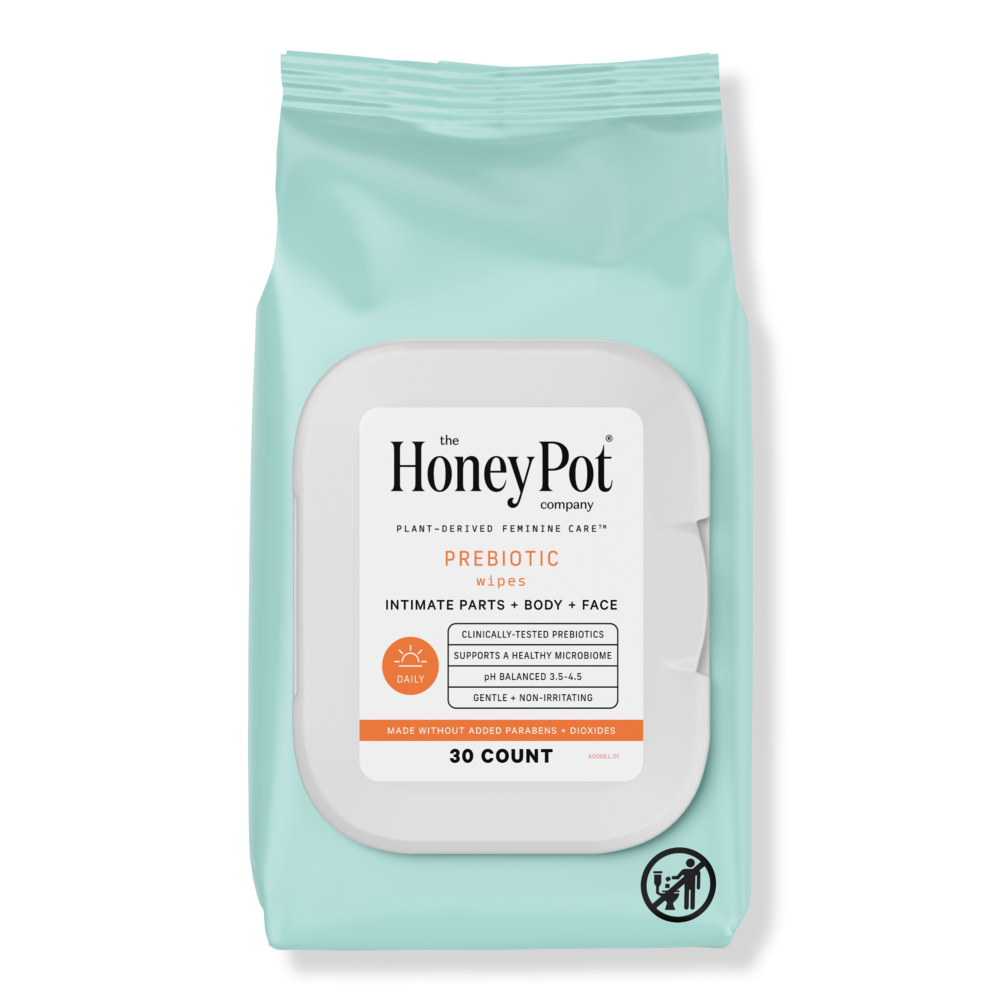 The Honey Pot Company Prebiotic Feminine Cleansing Wipes #1