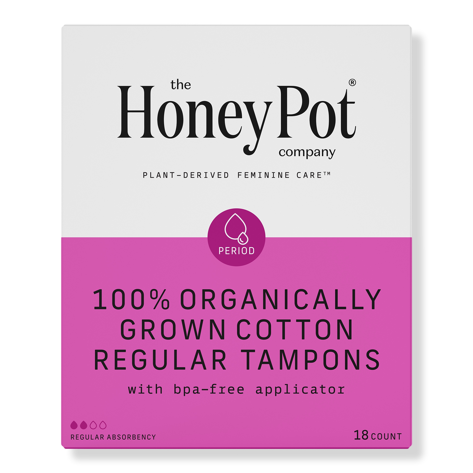 The Honey Pot Company Organic Cotton Regular, BPA-Free Applicator Tampons #1