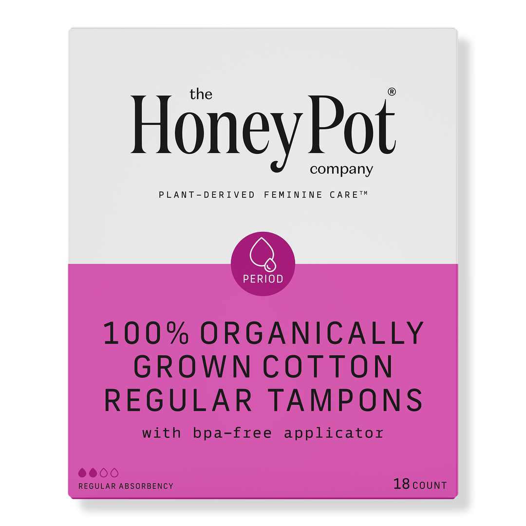 The Honey Pot Company Organic Cotton Regular, BPA-Free Applicator Tampons #1