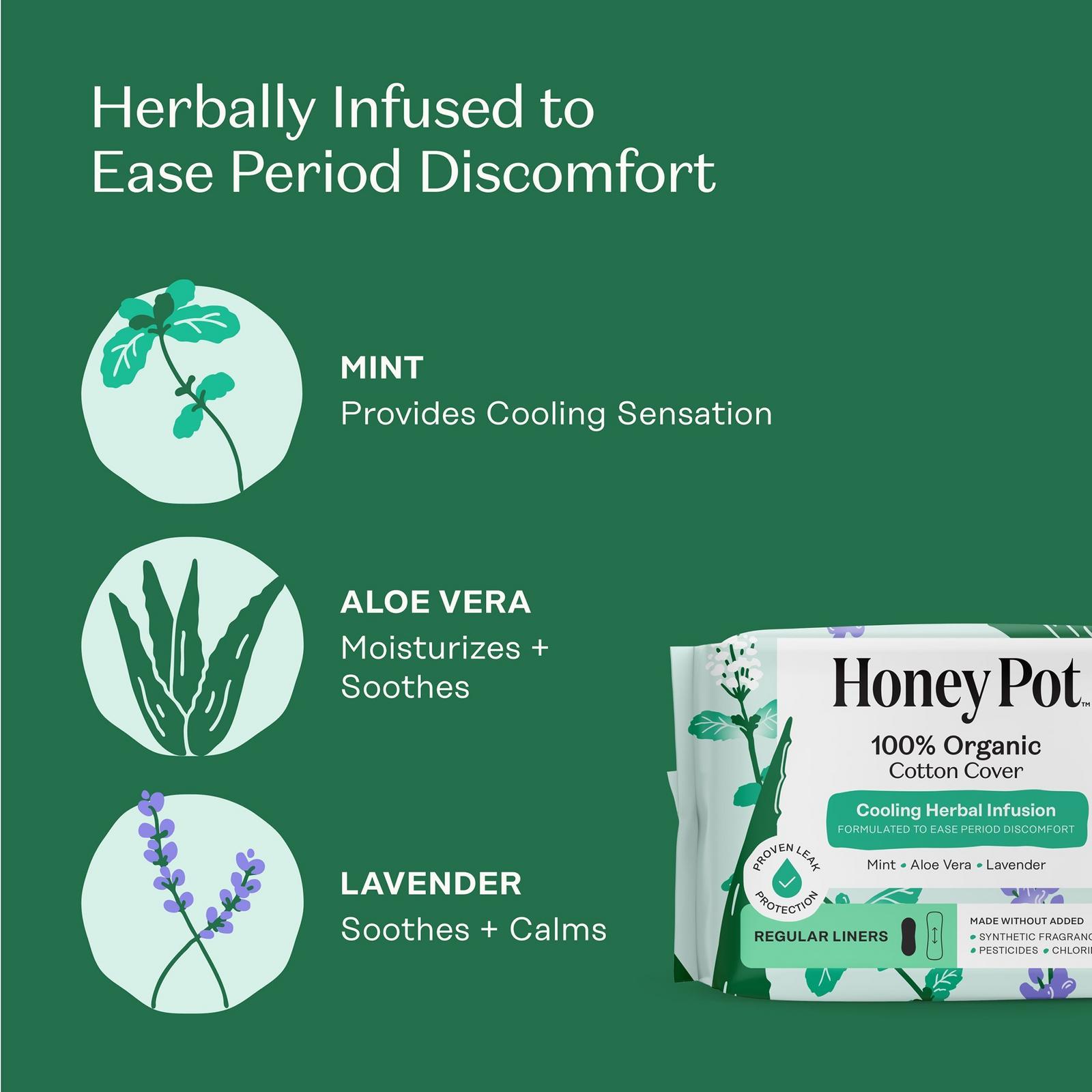 Herbal-Infused Pantiliners