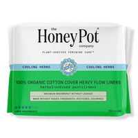 Herbal Heavy Flow Pantiliners with Wings