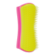 Pink/Yellow Large Detangling Dog Grooming Brush 