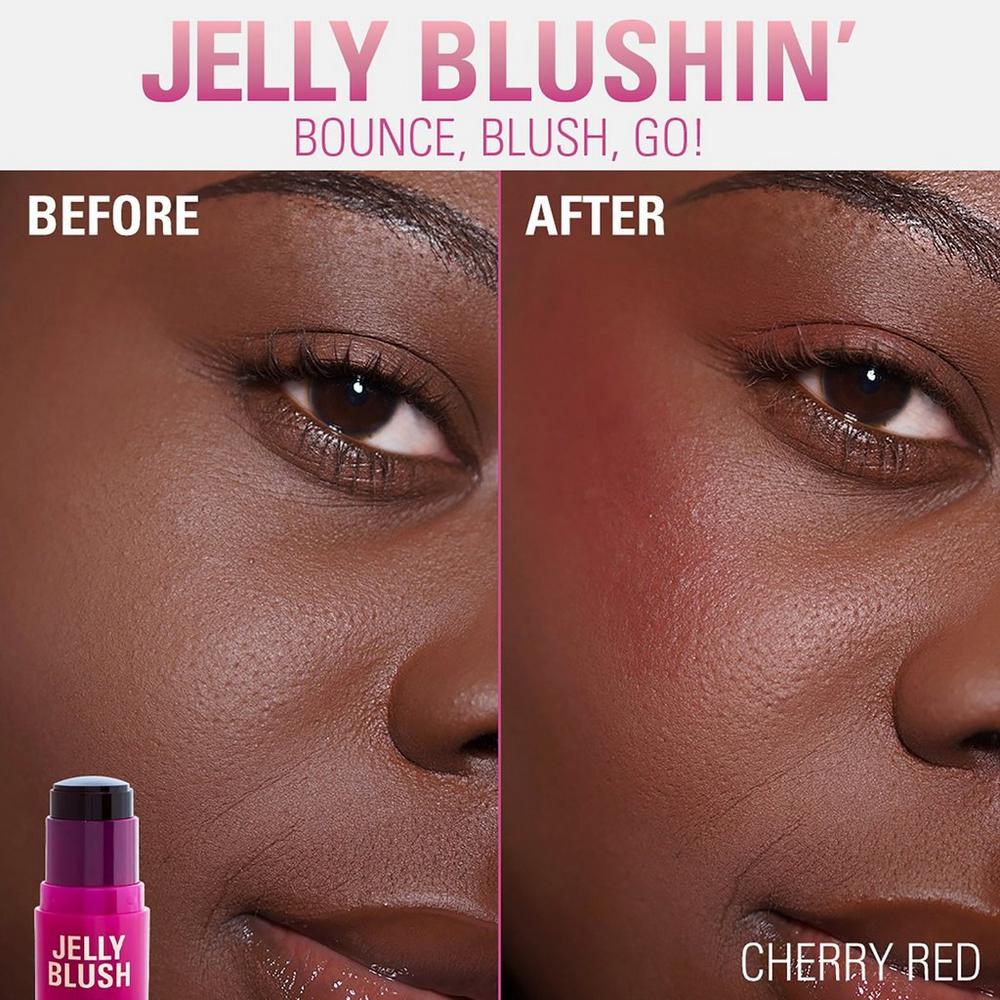 Jelly Blush Stick Lip & Cheek Stain - Cherry Red