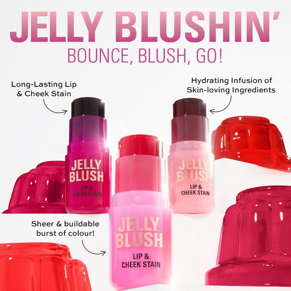 Jelly Blush Stick Lip & Cheek Stain - Cherry Red