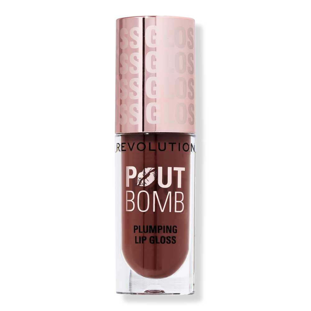 Revolution Beauty Pout Bomb Plumping Gloss - Espresso Cool Nude