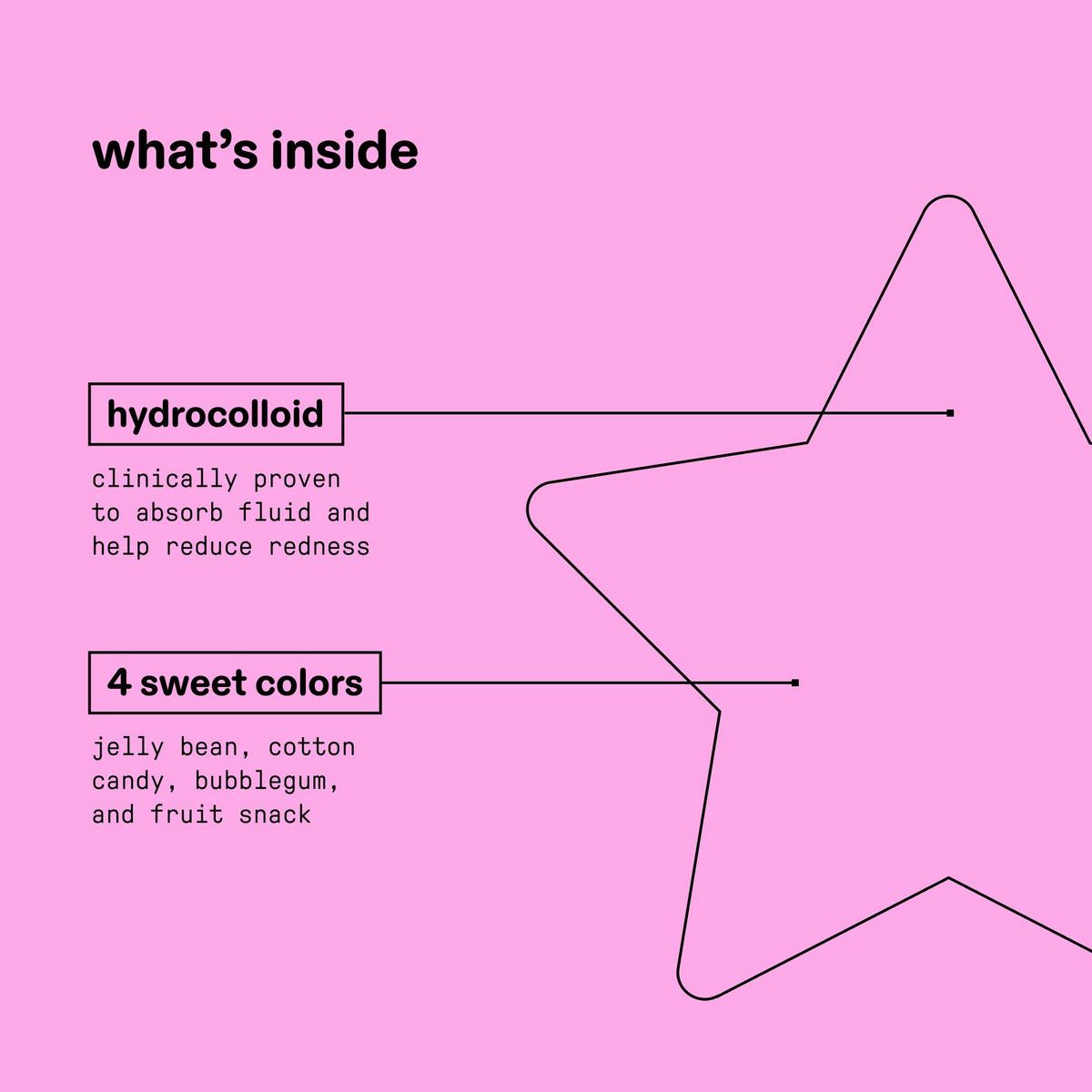 Hydro-Star Pimple Patches - Pink