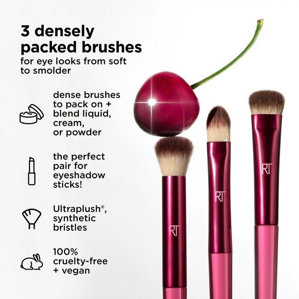 Real Techniques Cherry On Top MesmerEYES Makeup Brush Trio #3