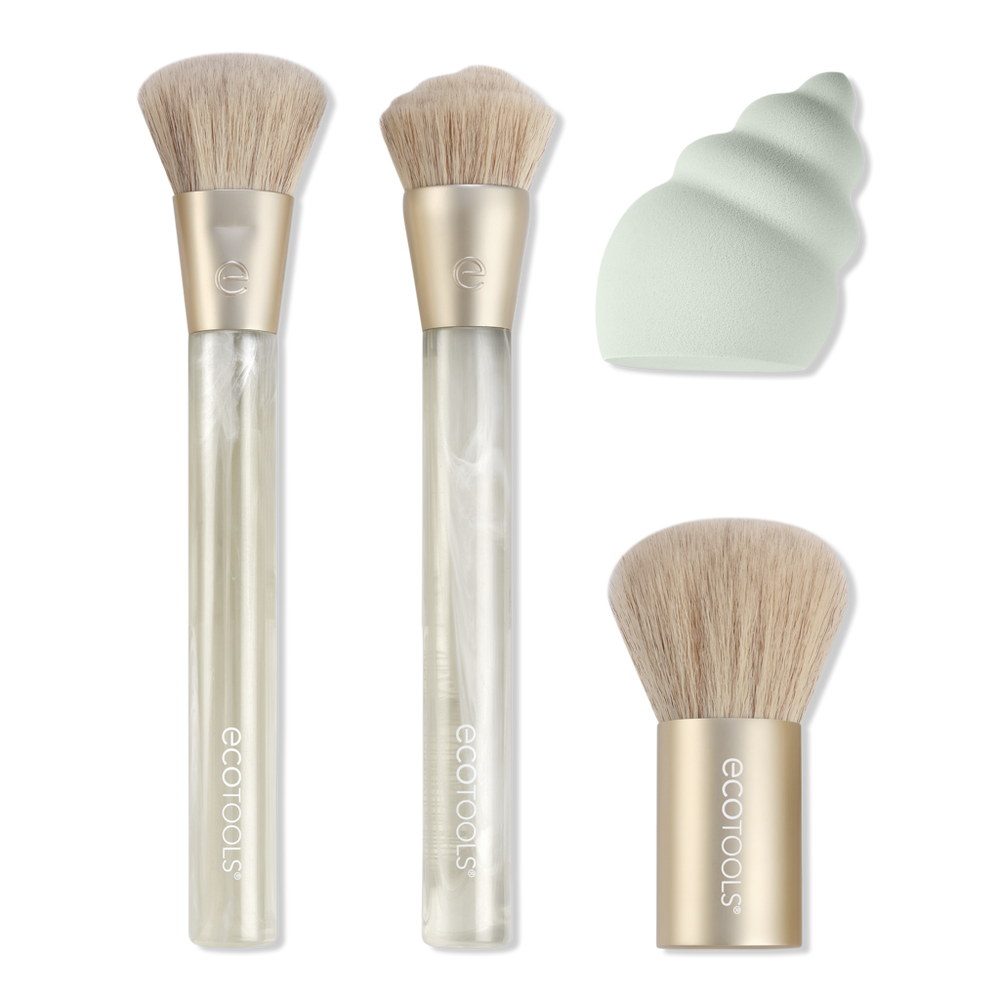 Ecotools Sea Gems Face Makeup Brush & Sponge Set
