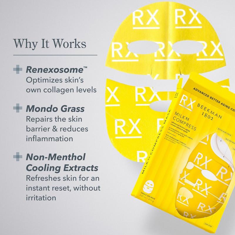 Beekman 1802 - Milk RX Compress Advanced Better Aging Sheet Mask