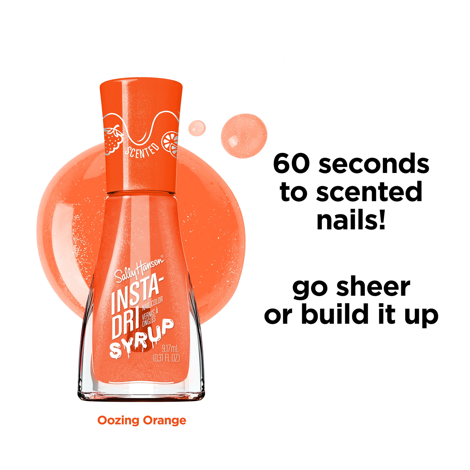 Insta-Dri Syrup Nail Polish Collection - Oozing Orange