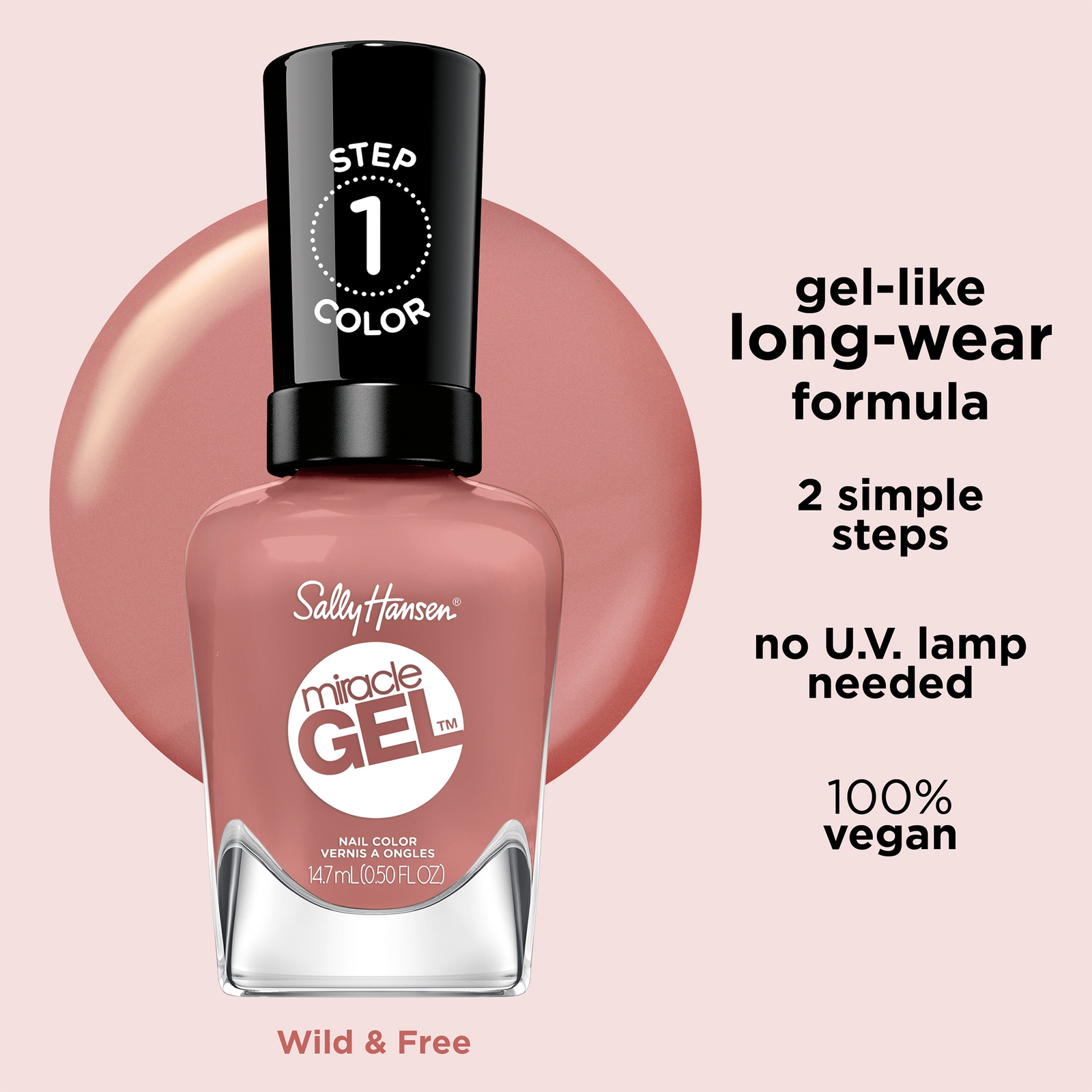 Miracle Gel Wild at Heart Nail Polish Collection - Wild & Free
