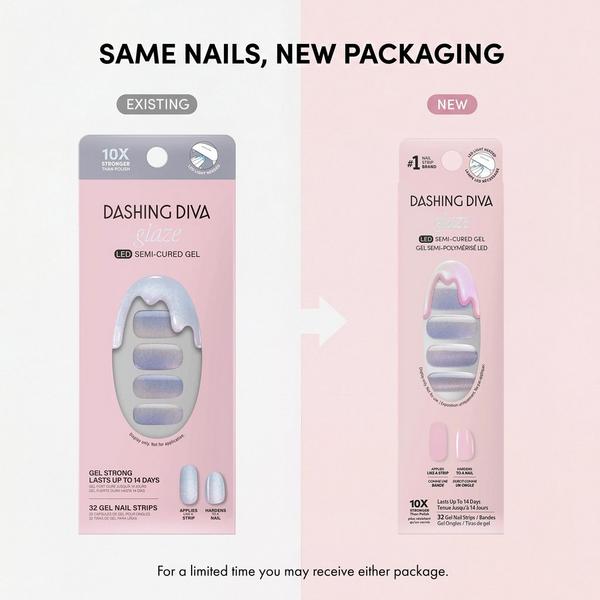 Dashing Diva Glaze Semi-Cured Gel Art Summer Collection #8