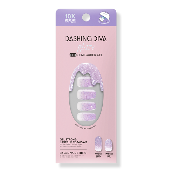 Dashing Diva Glaze Semi-Cured Gel Art #1