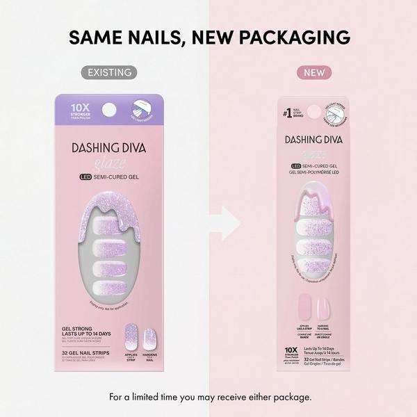 Dashing Diva Glaze Semi-Cured Gel Art Summer Collection #8