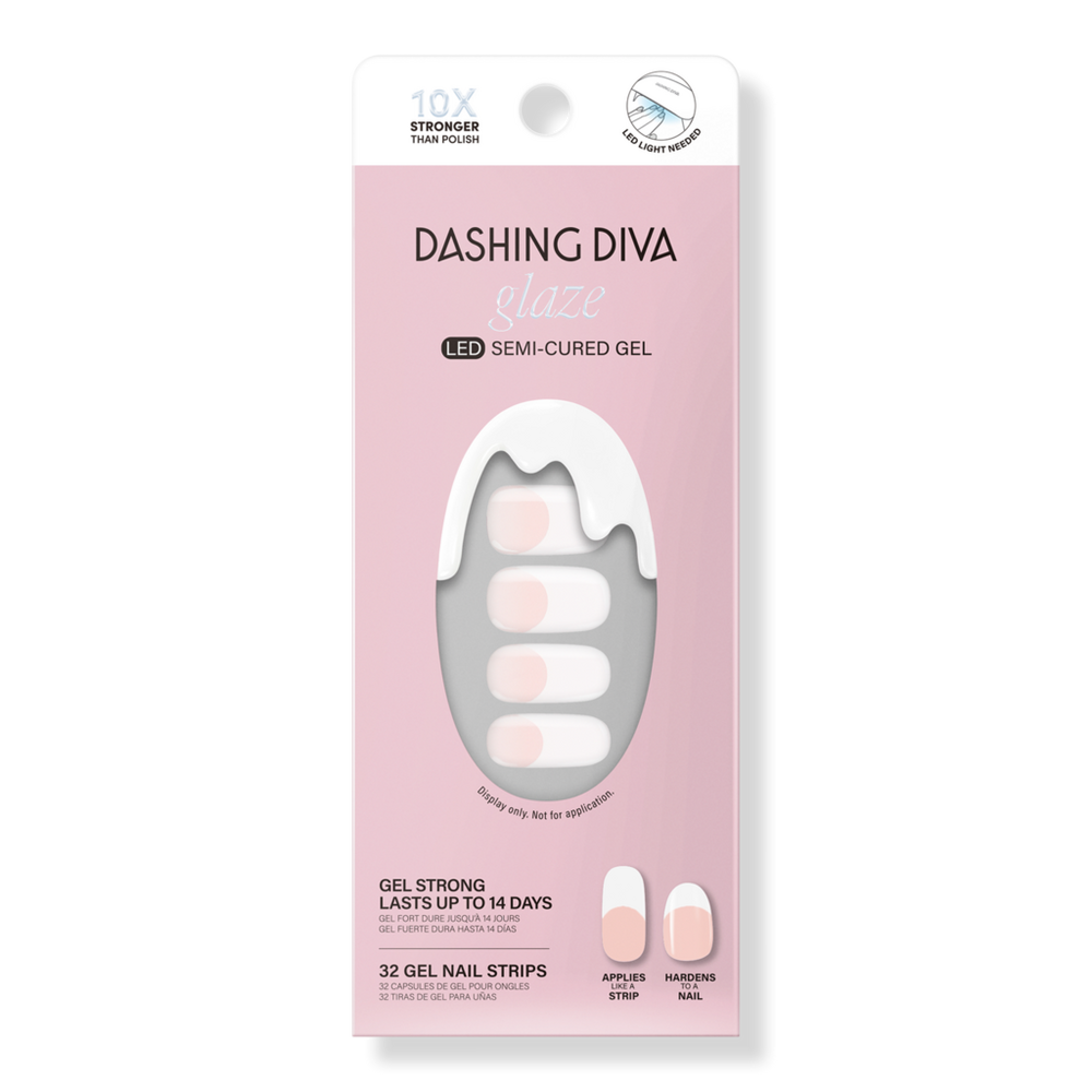 Dashing Diva Glaze Semi-cured Gel Art Summer Collection - Pearly Whites