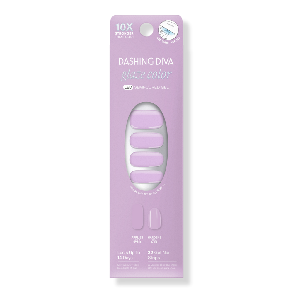 Dashing Diva Glaze Color Semi-cured Gel Nail Strips - Muse