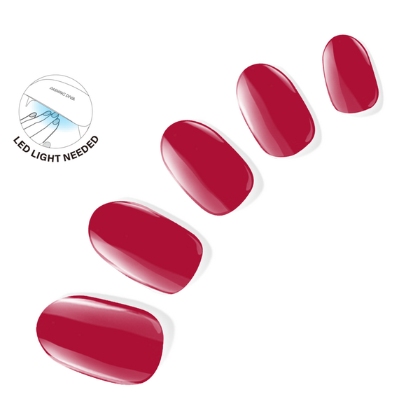 Dashing Diva Glaze Color Semi-Cured Gel Nail Strips #3