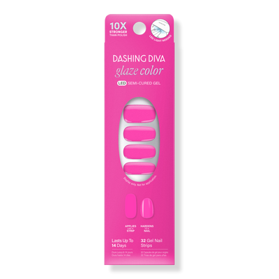 Dashing Diva Glaze Color Semi-Cured Gel Nail Strips