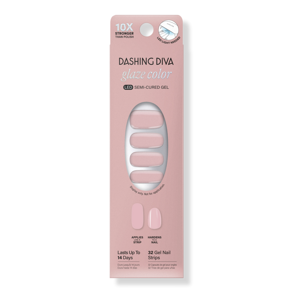 Dashing Diva Glaze Color Semi-cured Gel Nail Strips - Aristocrat