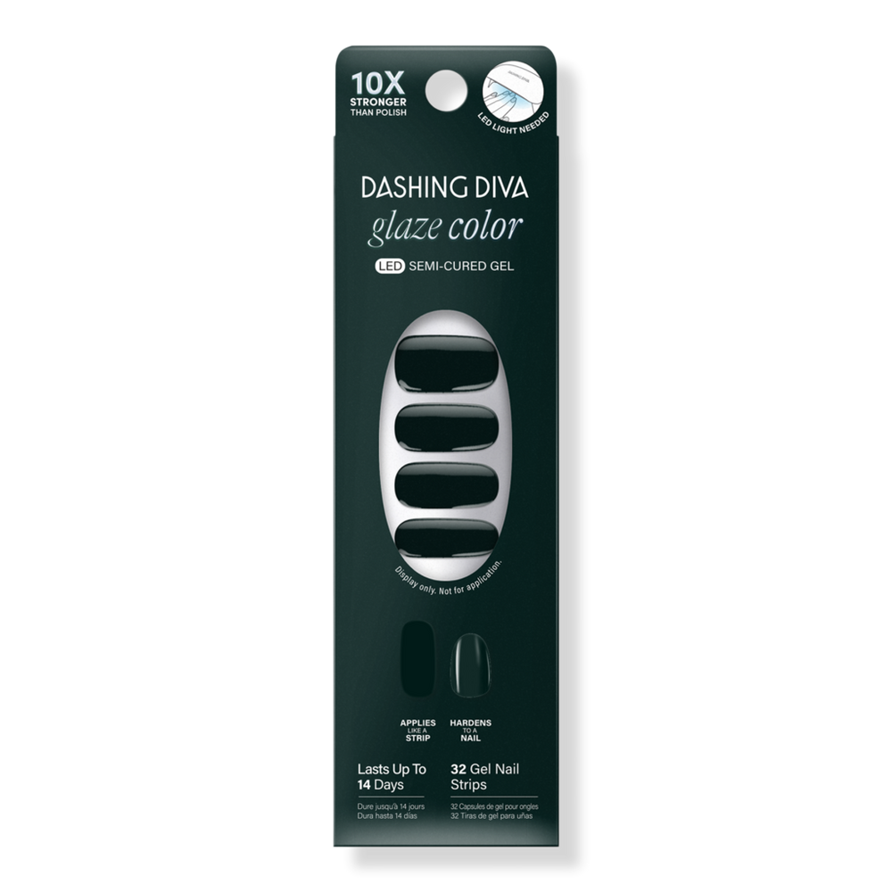 Dashing Diva Glaze Color Semi-cured Gel Nail Strips - Manhunt