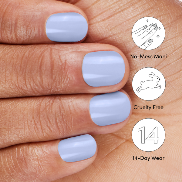 Dashing Diva Glaze Color Semi-Cured Gel Nail Strips #6