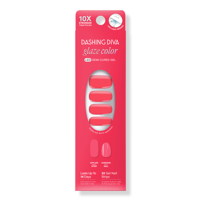 Dashing Diva Glaze Color Semi-Cured Gel Nail Strips