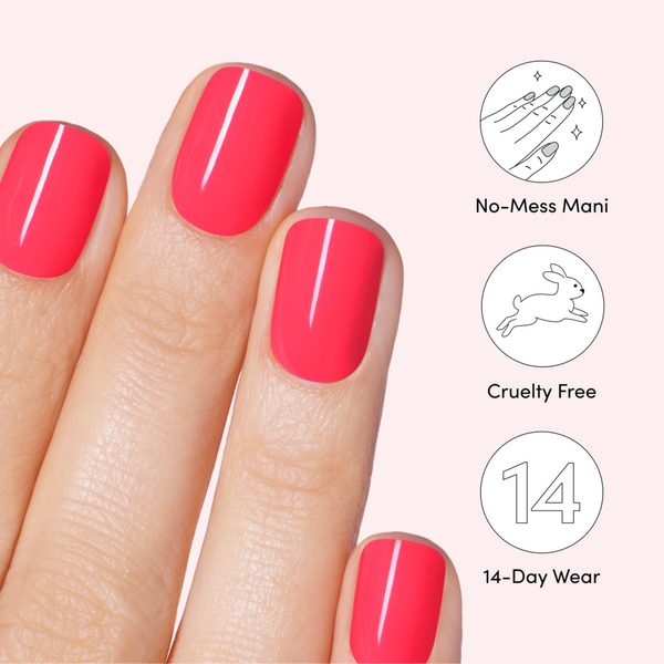 Dashing Diva Glaze Color Semi-Cured Gel Nail Strips #6