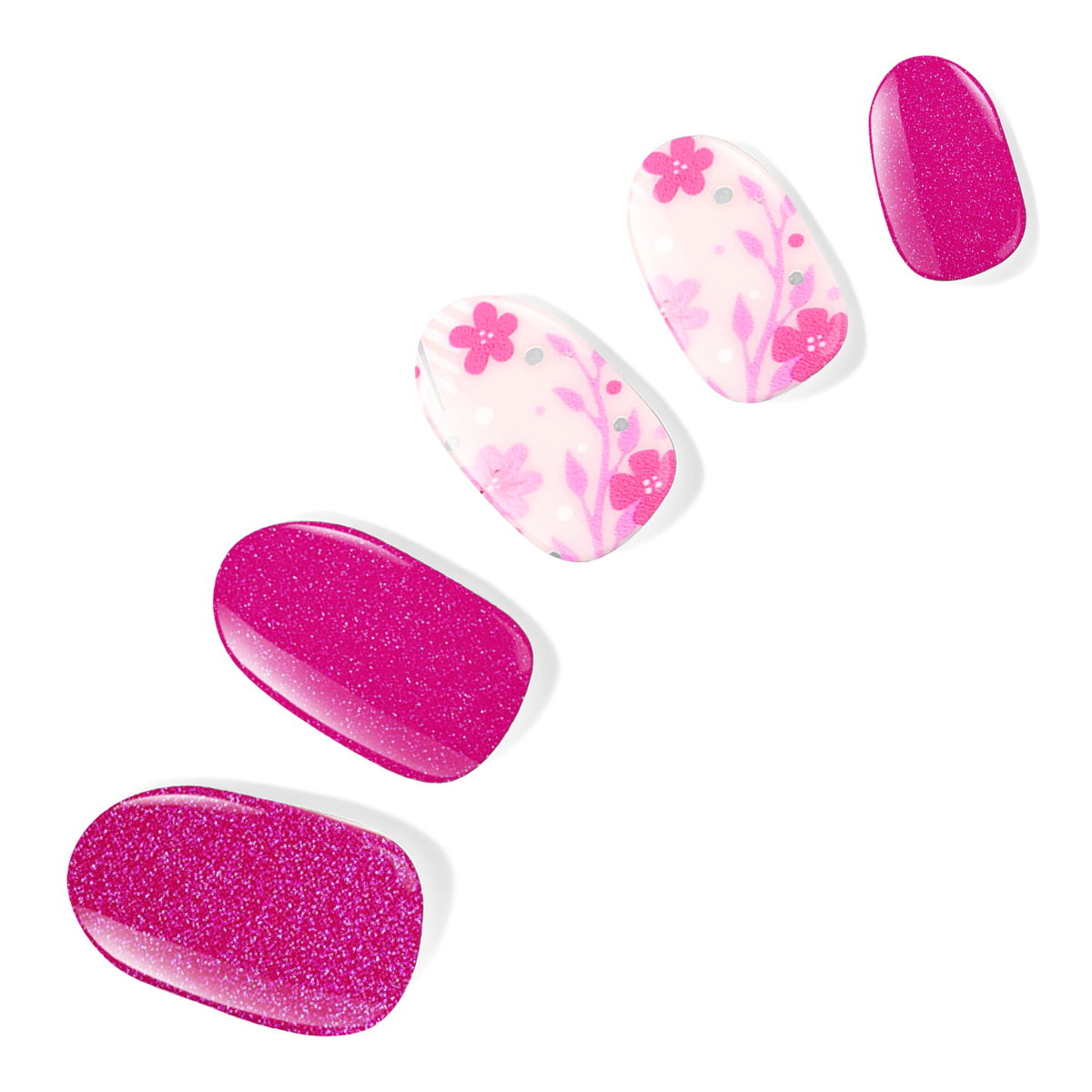 Gloss Ultra Shine Gel Nail Strips - Fleur Flair