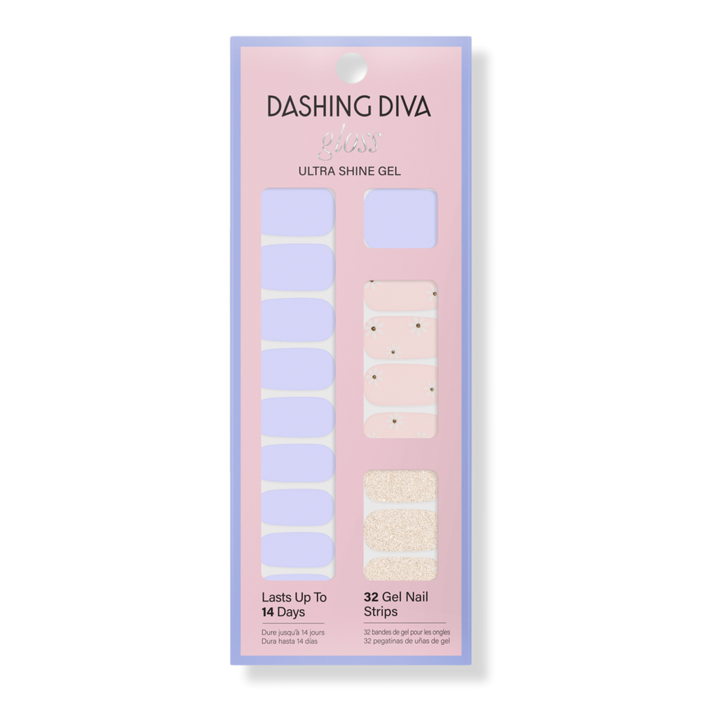 Dashing Diva Gloss Ultra Shine Gel Nail Strips - Down Down Daisy