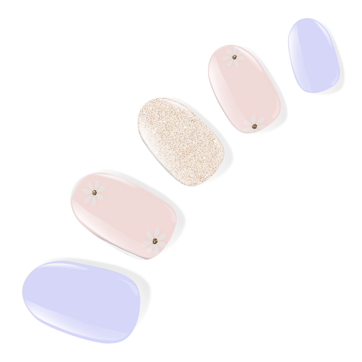 Gloss Ultra Shine Gel Nail Strips - Down Down Daisy
