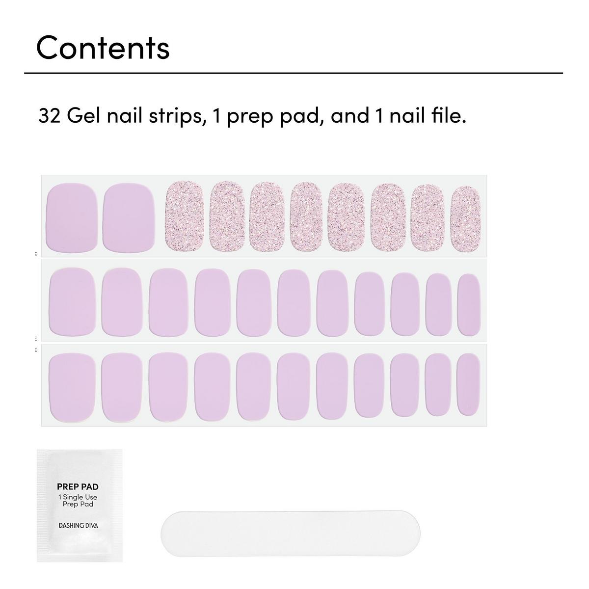 Gloss Ultra Shine Gel Nail Strips - Fairy Tale Moment