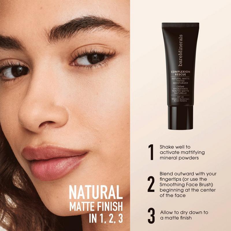 bareMinerals COMPLEXION RESCUE Natural Matte Tinted Moisturizer Mineral SPF 30 #8