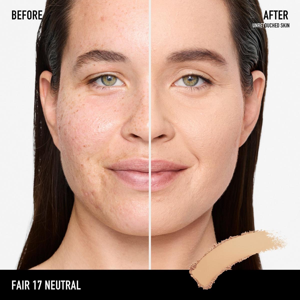 BAREPRO 24HR Skin Perfecting Talc-Free Matte Powder Foundation - Fair 17 Neutral