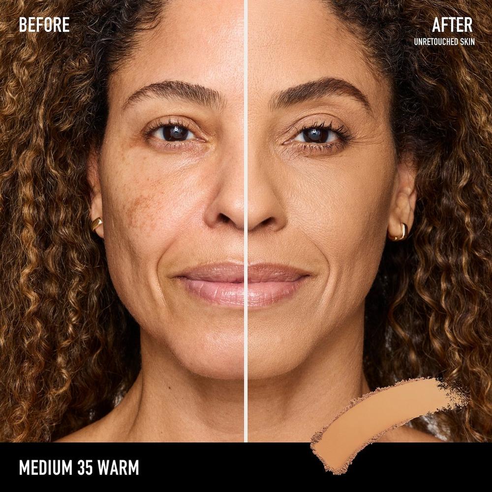 BAREPRO 24HR Skin Perfecting Talc-Free Matte Powder Foundation - Medium 35 Warm