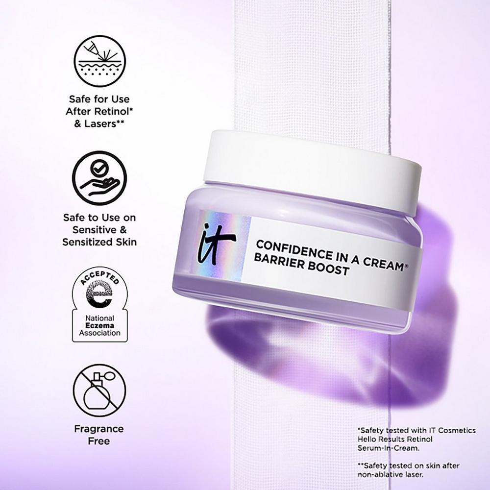 Travel Size Confidence in a Cream Barrier Boost Skin Barrier Repair Daily Moisturizer