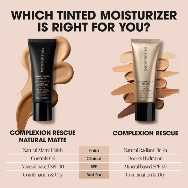 Hidratante con color de rescate para la piel con ácido hialurónico y SPF mineral 30 6