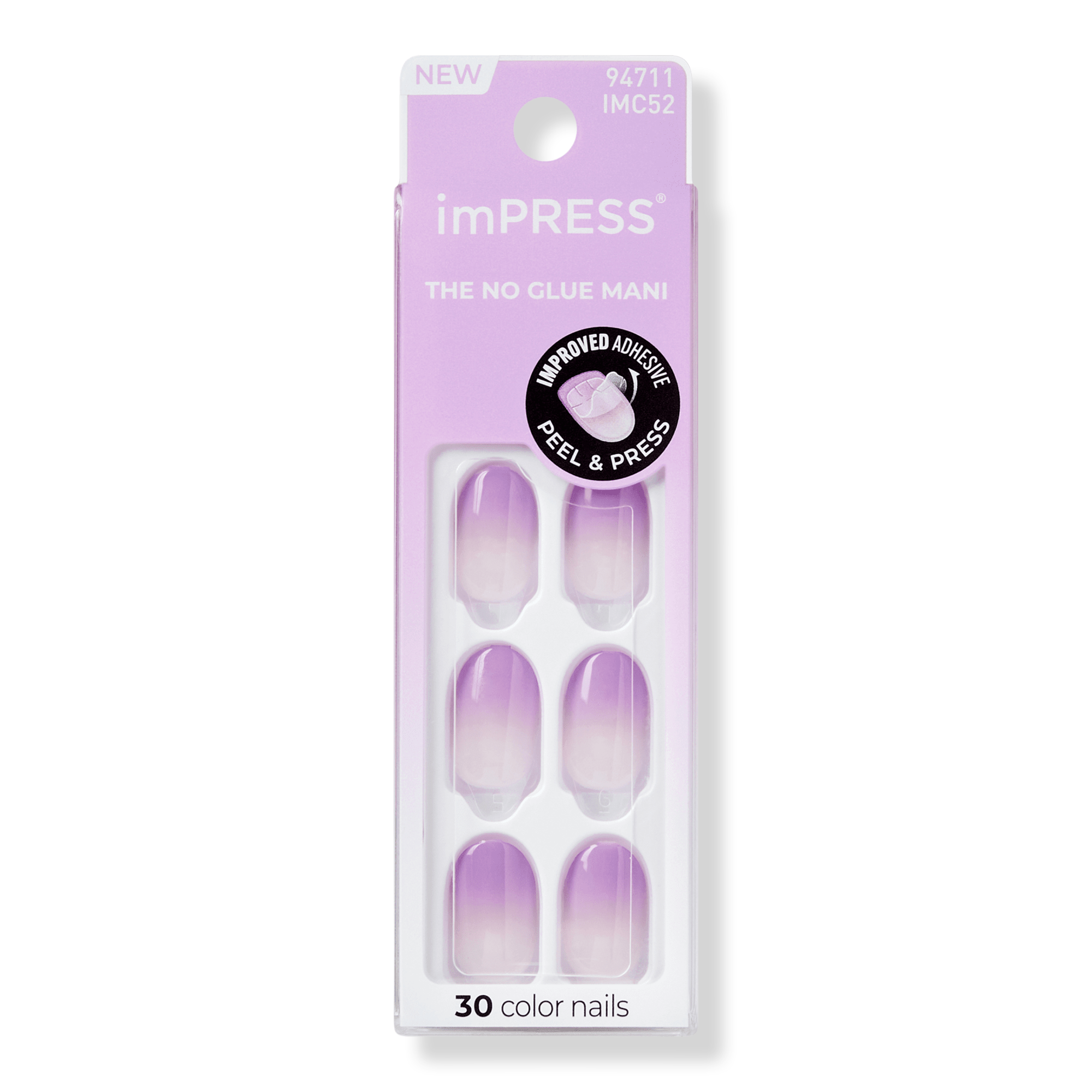 Kiss imPRESS Color Short Press-On Manicure Nails #1