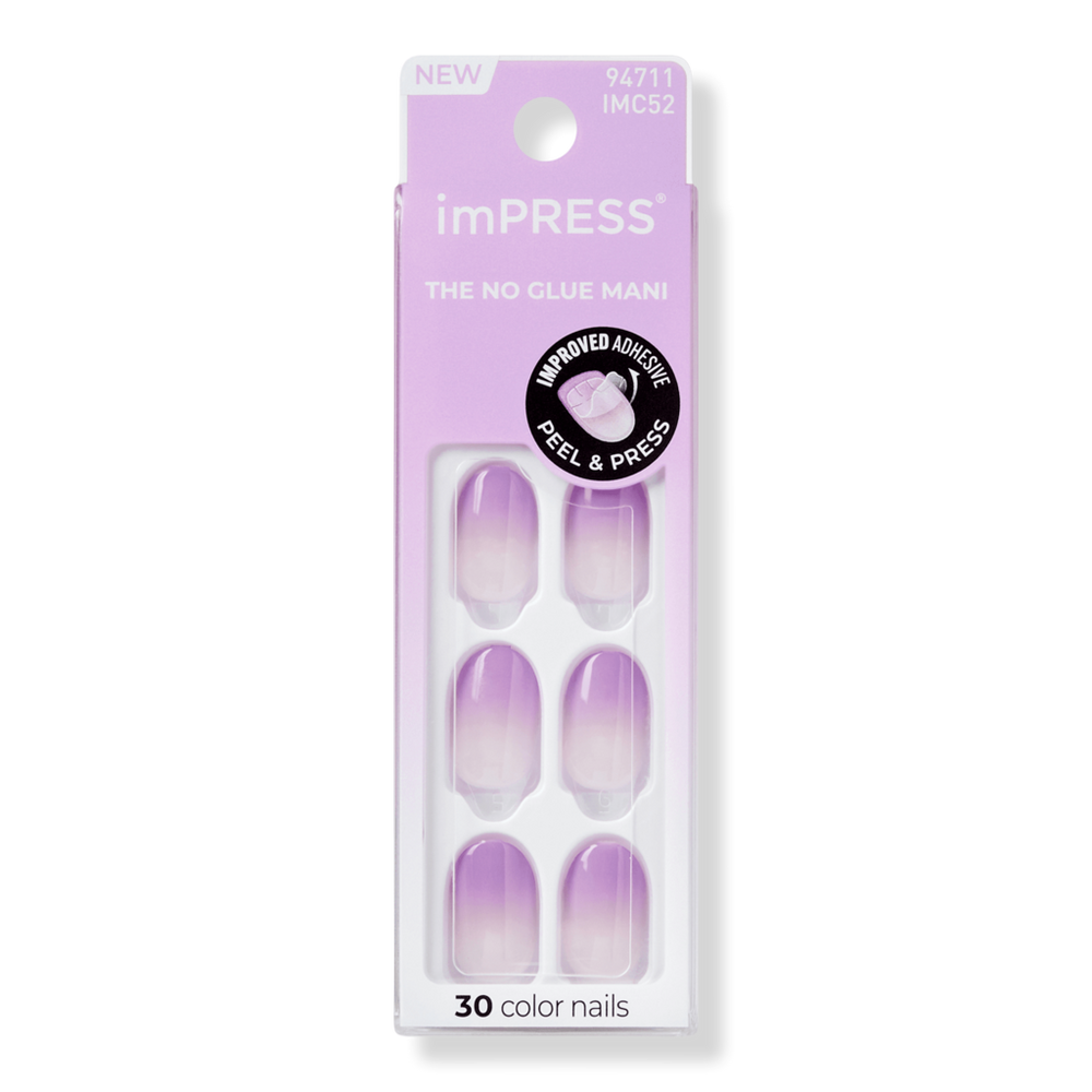 Kiss Impress Color Short Press-on Manicure Nails - Take A Chance